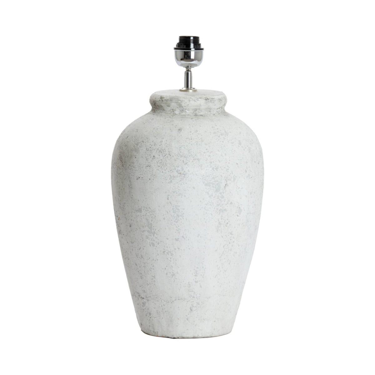 Vesuvius Light Grey Ceramic Table Lamp Base