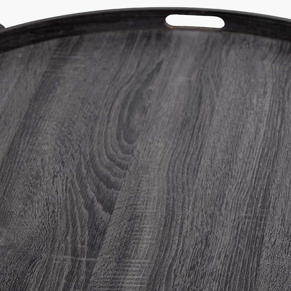 Marmara Dark Grey Oak Wood Coffee Table