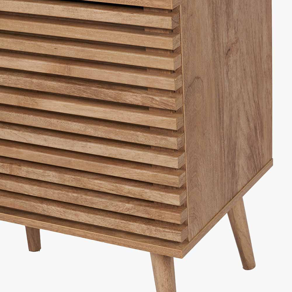 Larvik Natural Eucalyptus Wood Sideboard