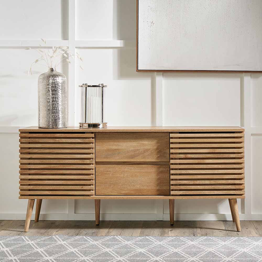 Larvik Natural Eucalyptus Wood Sideboard