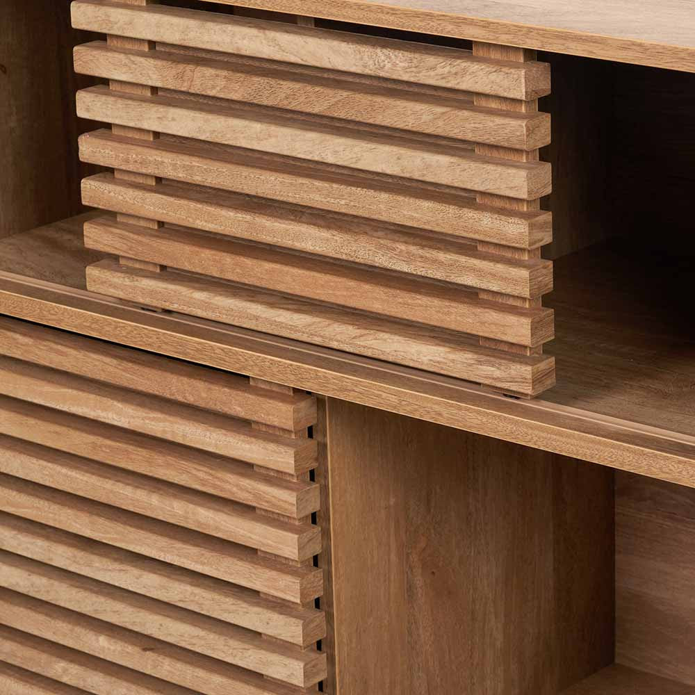 Larvik Natural Eucalyptus Wood Display Unit