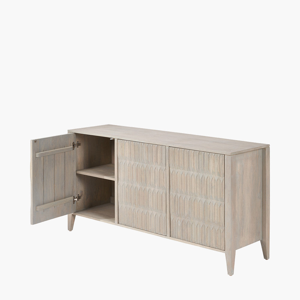 Khao Light Grey Mango Wood Sideboard