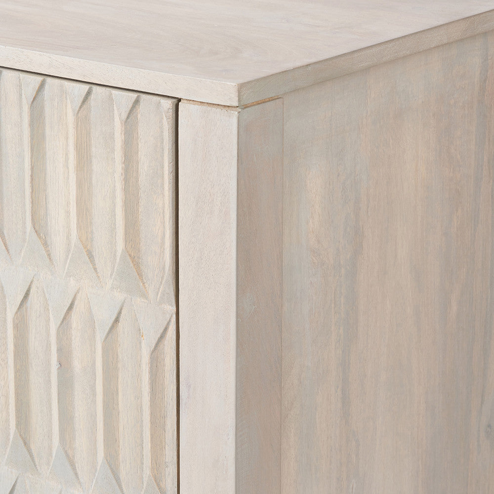 Khao Light Grey Mango Wood Sideboard