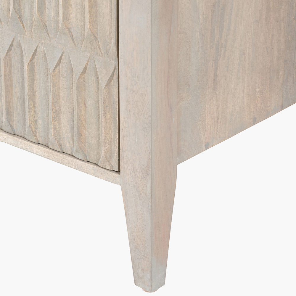 Khao Light Grey Mango Wood Sideboard