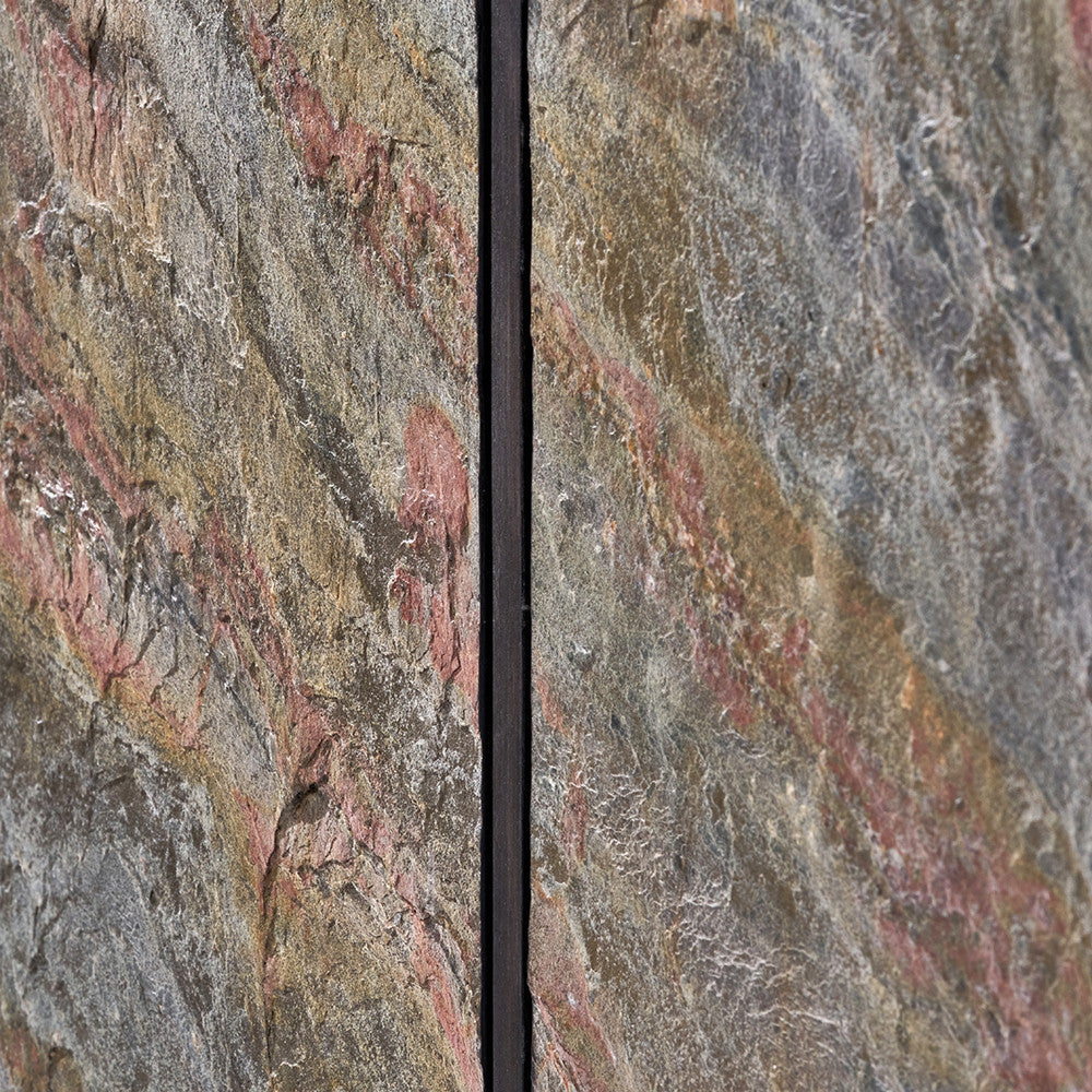 Verde Black Mango Wood & Stone Veneer Sideboard