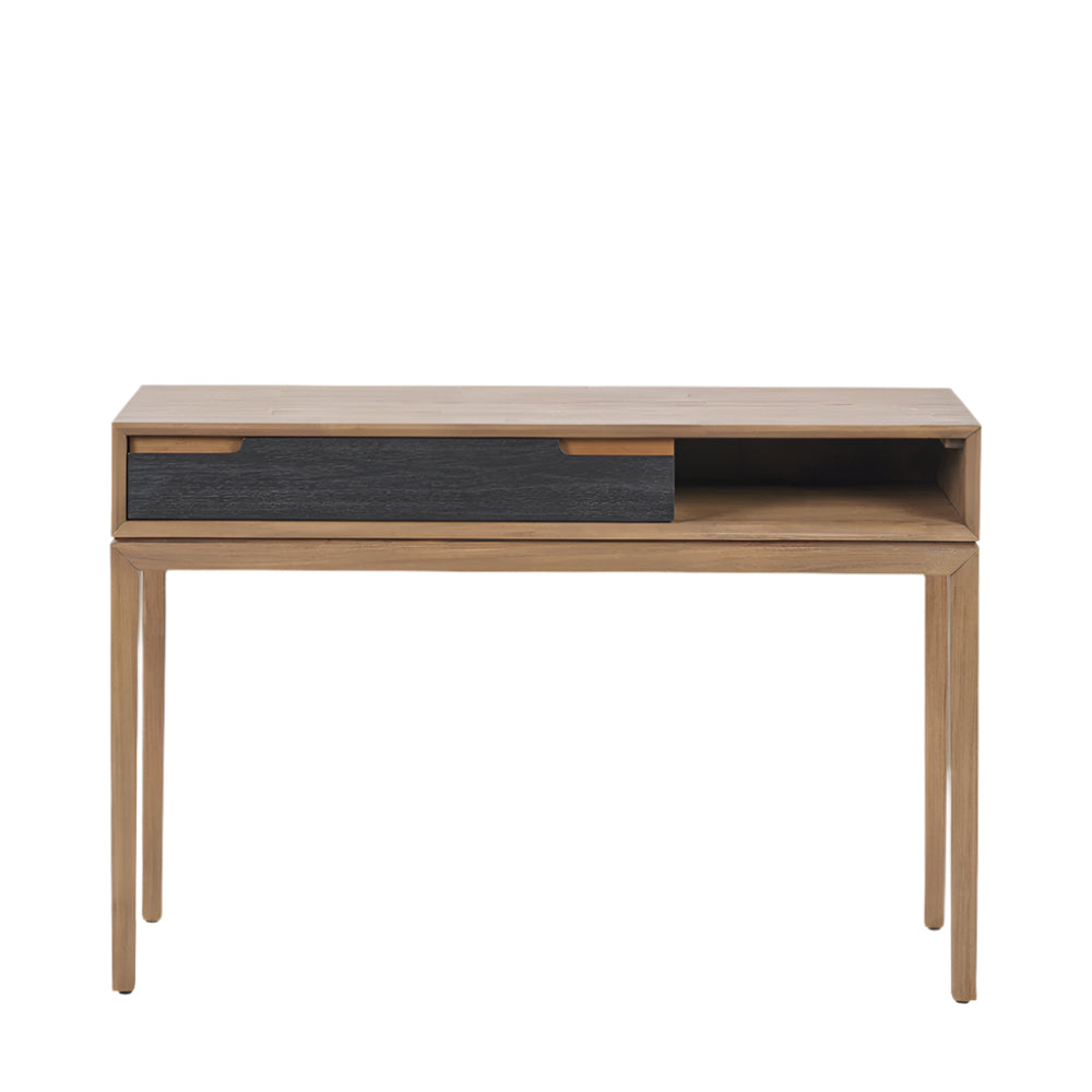 Gio Black & Natural Acacia Wood Console Table