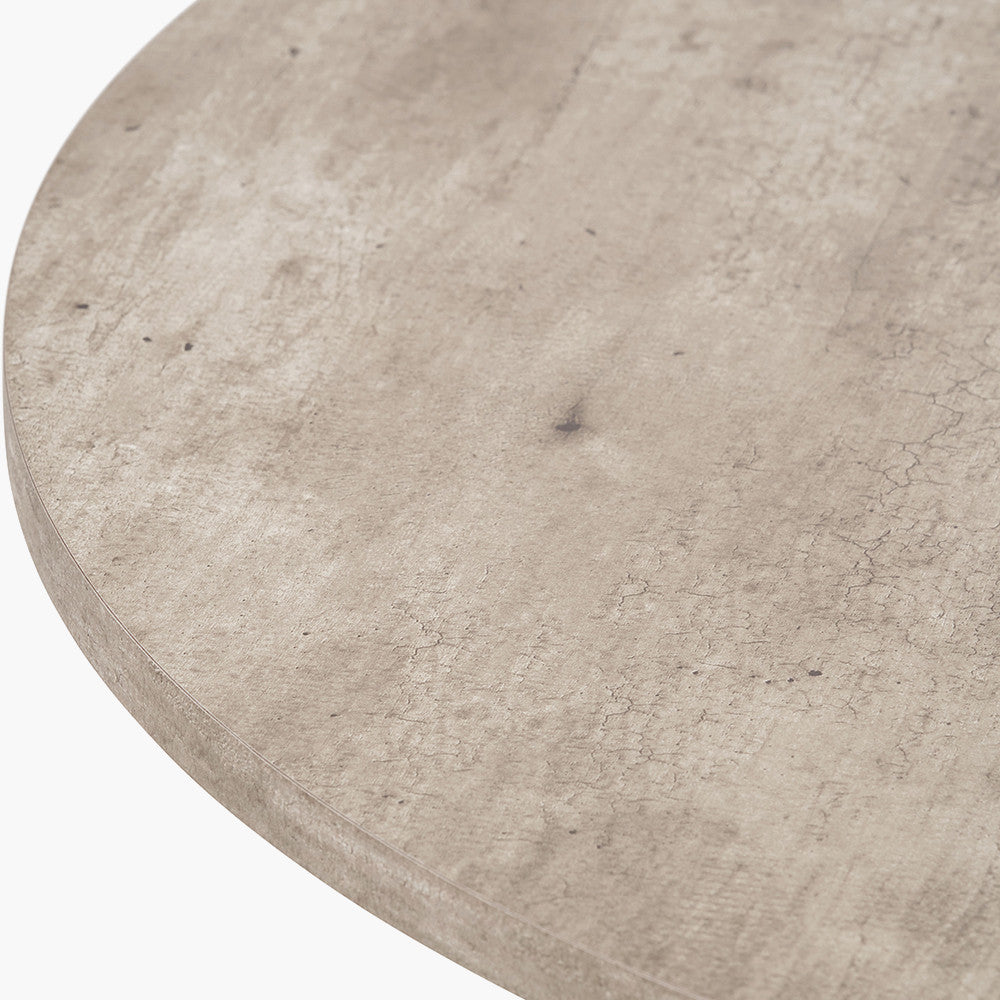 Elkton Concrete Effect Groove Detail Coffee Table