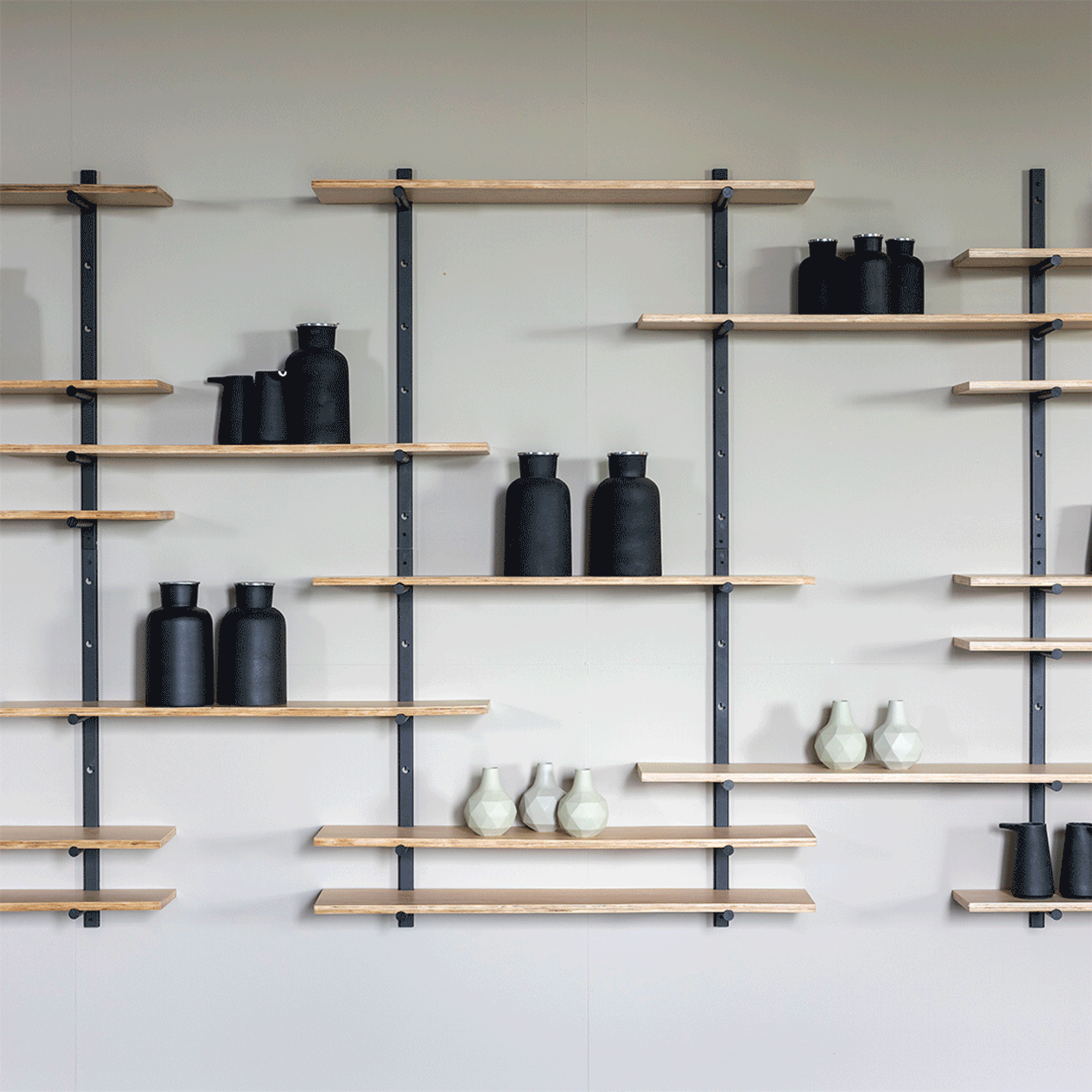 Zuiver Bundy Natural Wood Wall Shelf