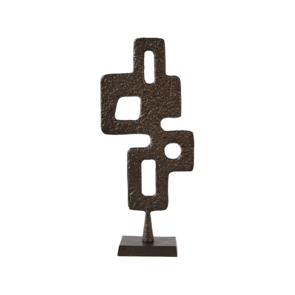 Vex Dark Brown Ornament on Stand 54cm
