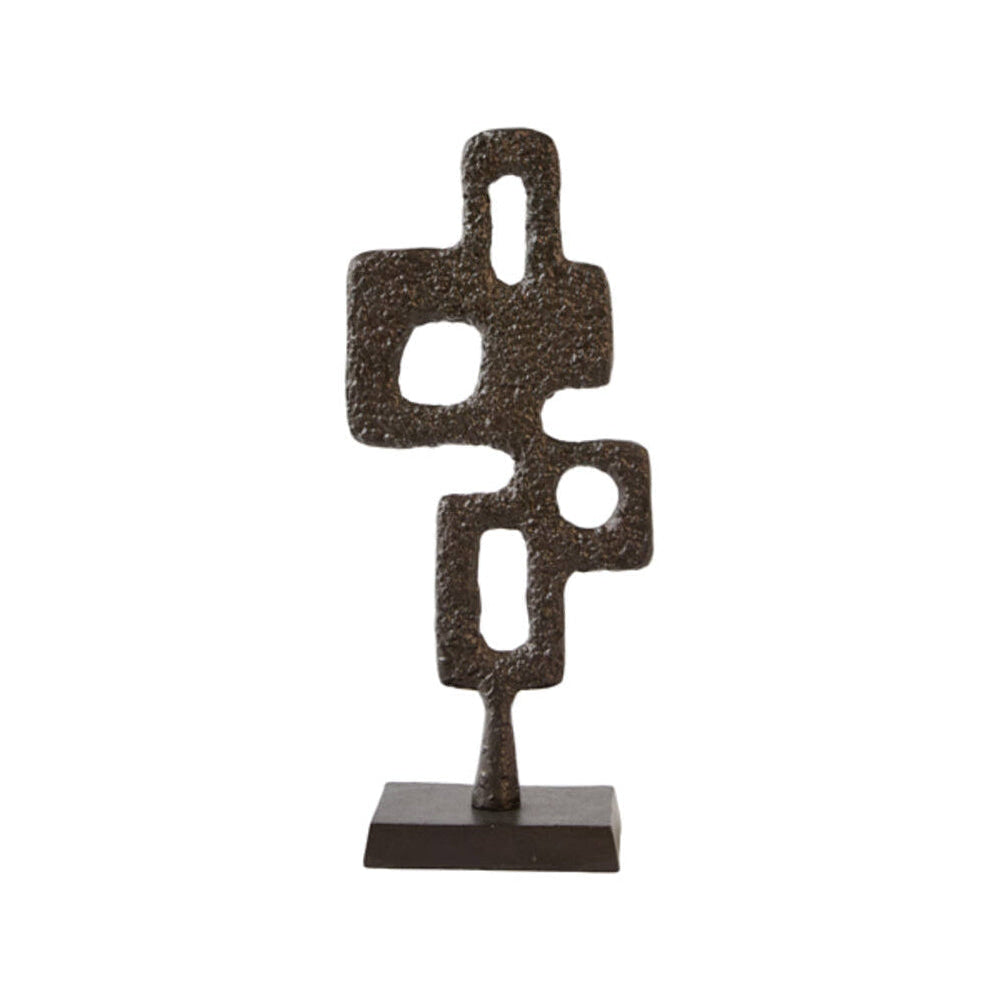 Vex Dark Brown Ornament on Stand 44cm
