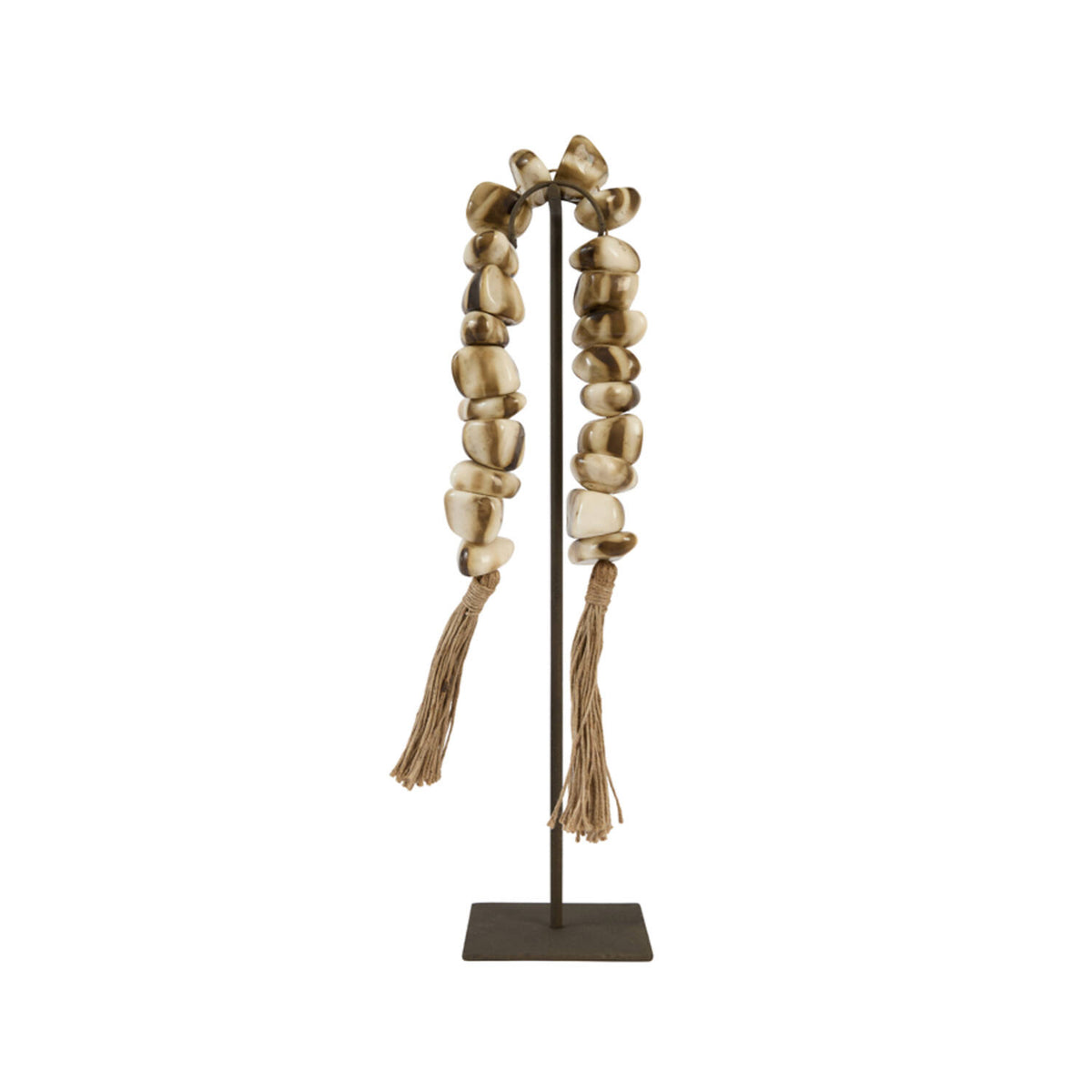 Curtani Cream/Brown Ornament on Stand