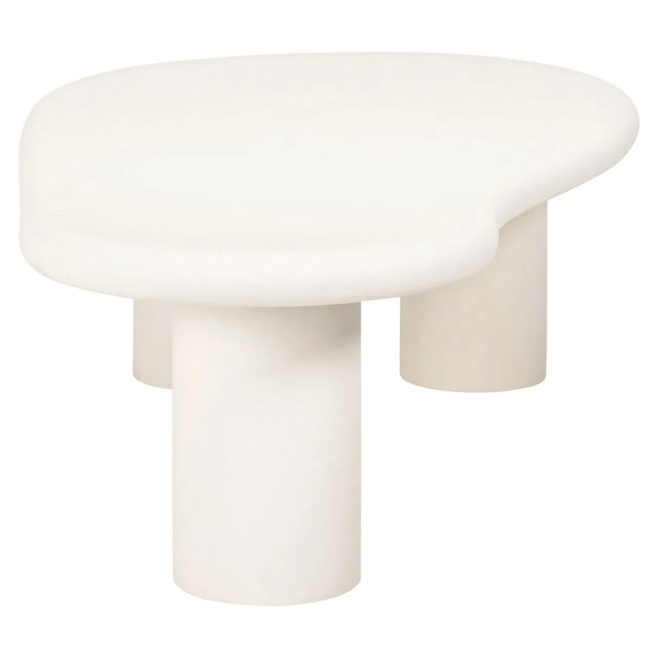 Richmond Interiors Bloomstone Soft Chalk White Abstract Coffee Table