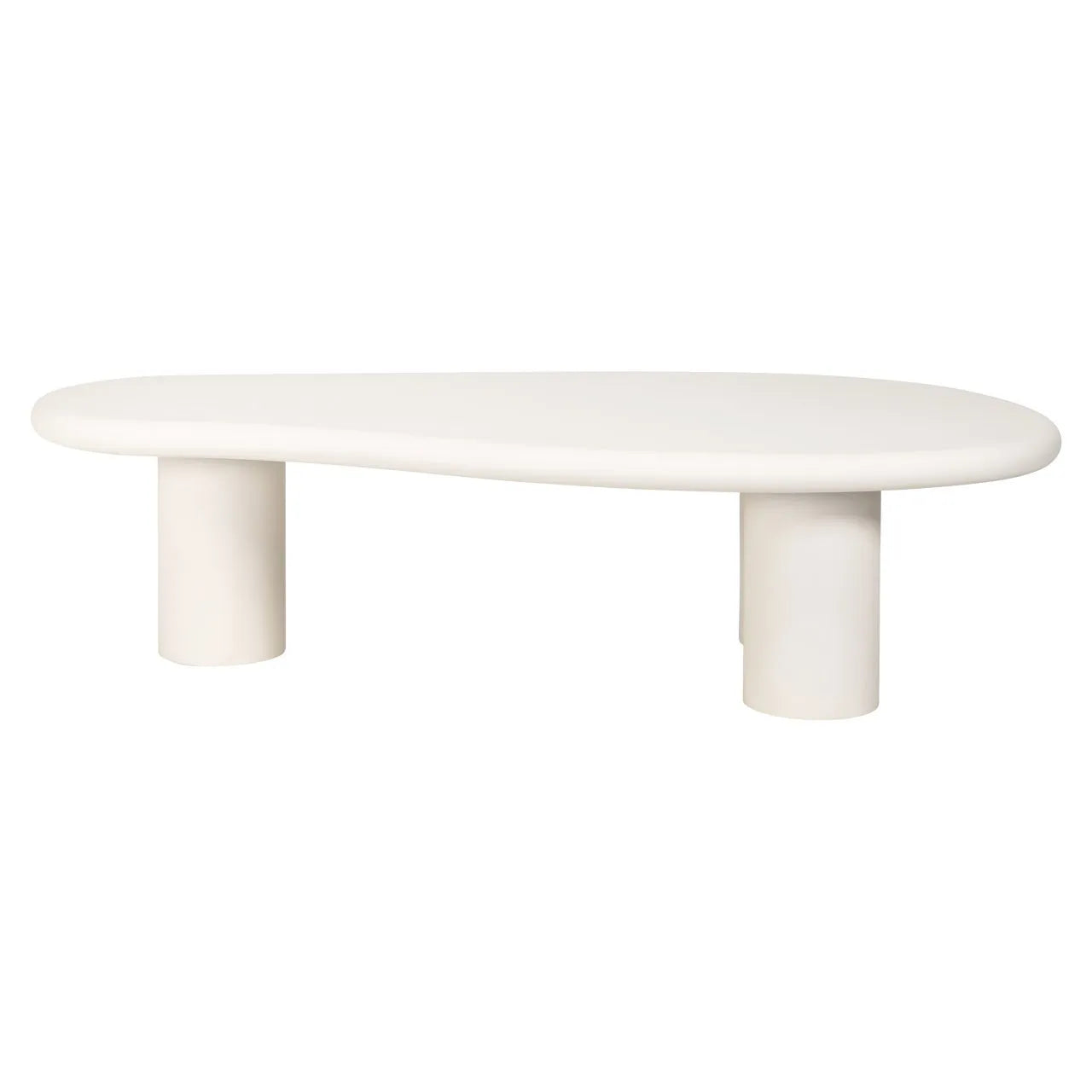 Richmond Interiors Bloomstone Soft Chalk White Abstract Coffee Table