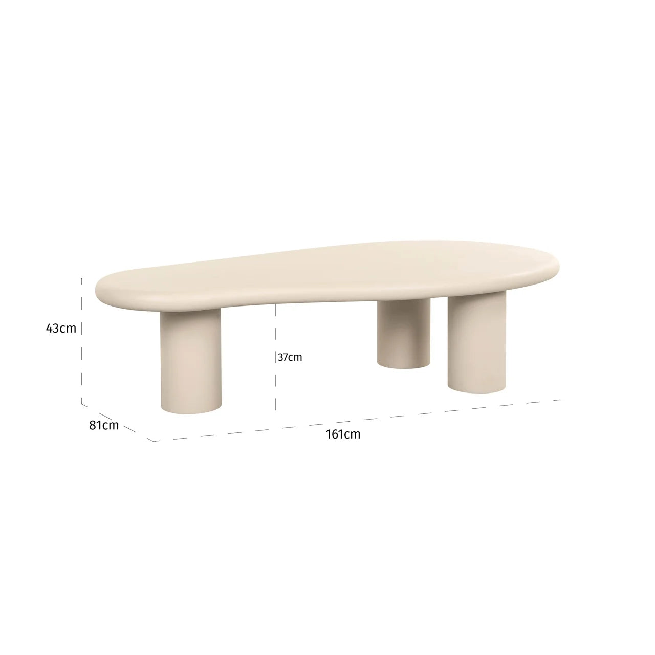 Richmond Interiors Clayton Beige Tri Coffee Table