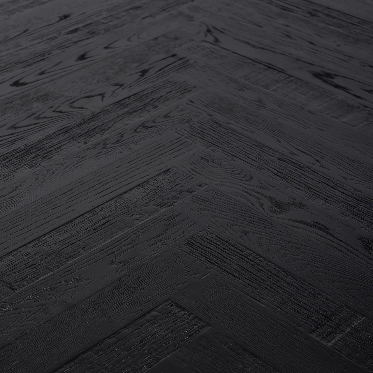 Richmond Interiors Hayley Bronze & Black Herringbone Dining Table 280cm