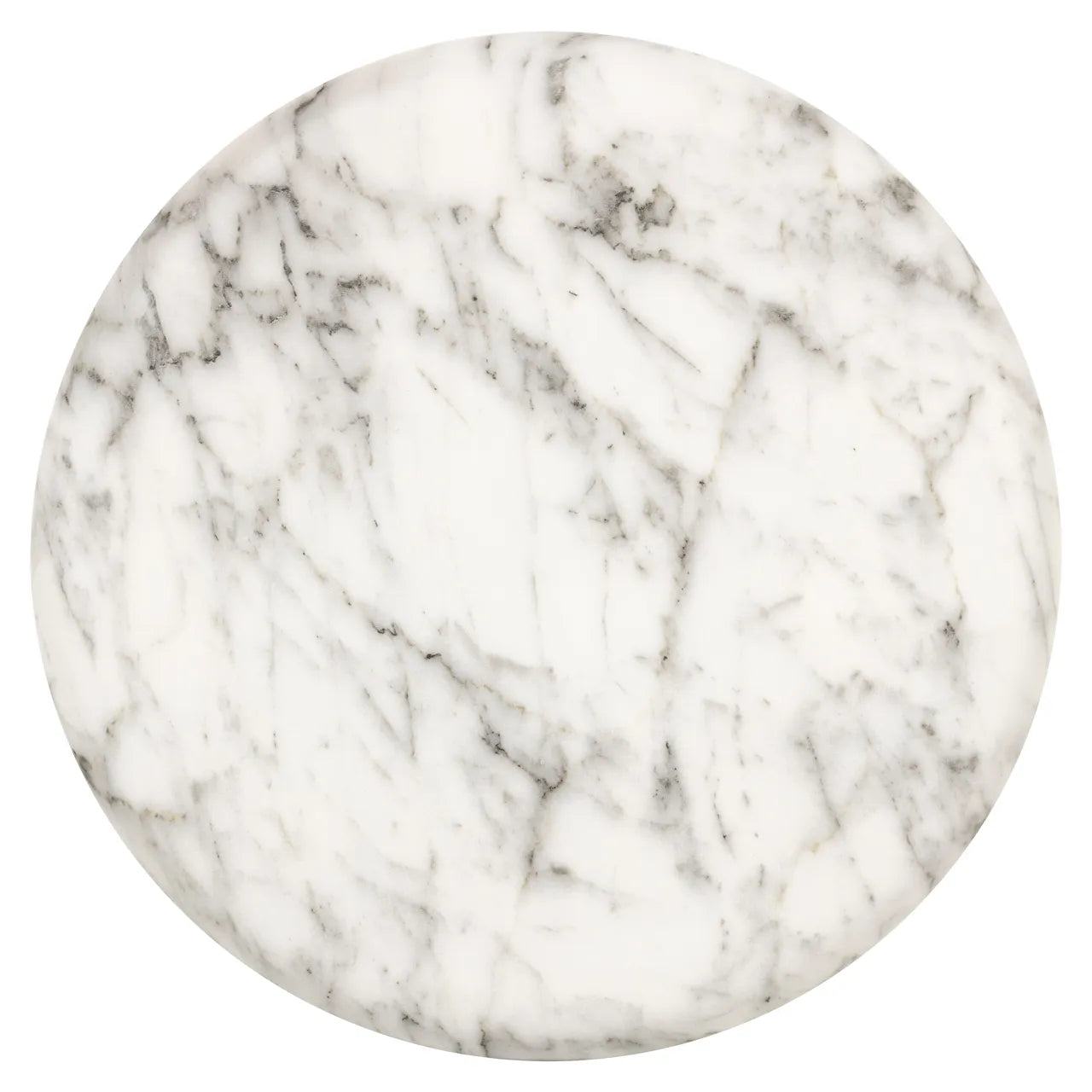 Richmond Interiors Lohan White Travertine & Acrylic Side Table