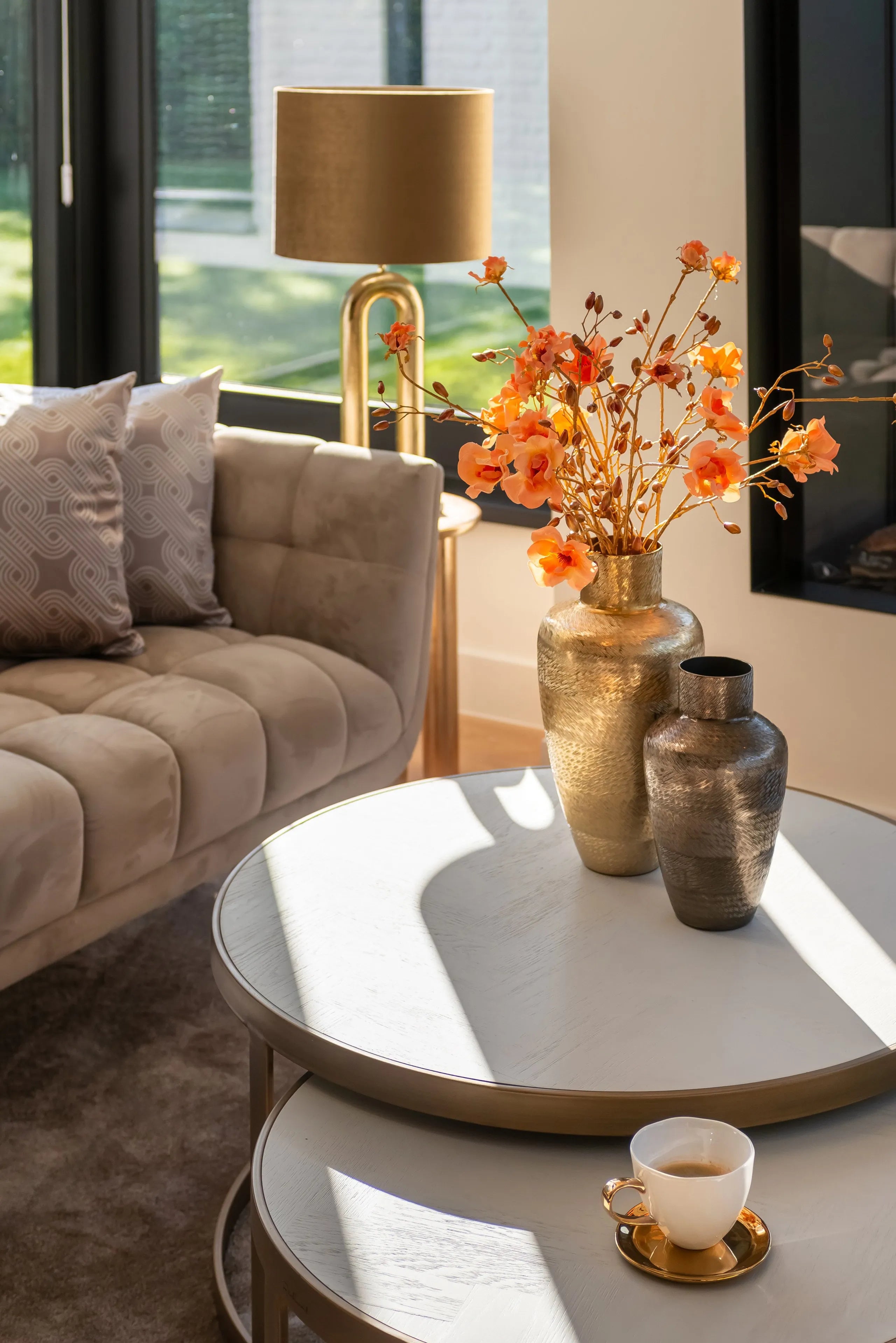 Richmond Interiors Joah Smoked Gold Vase Small