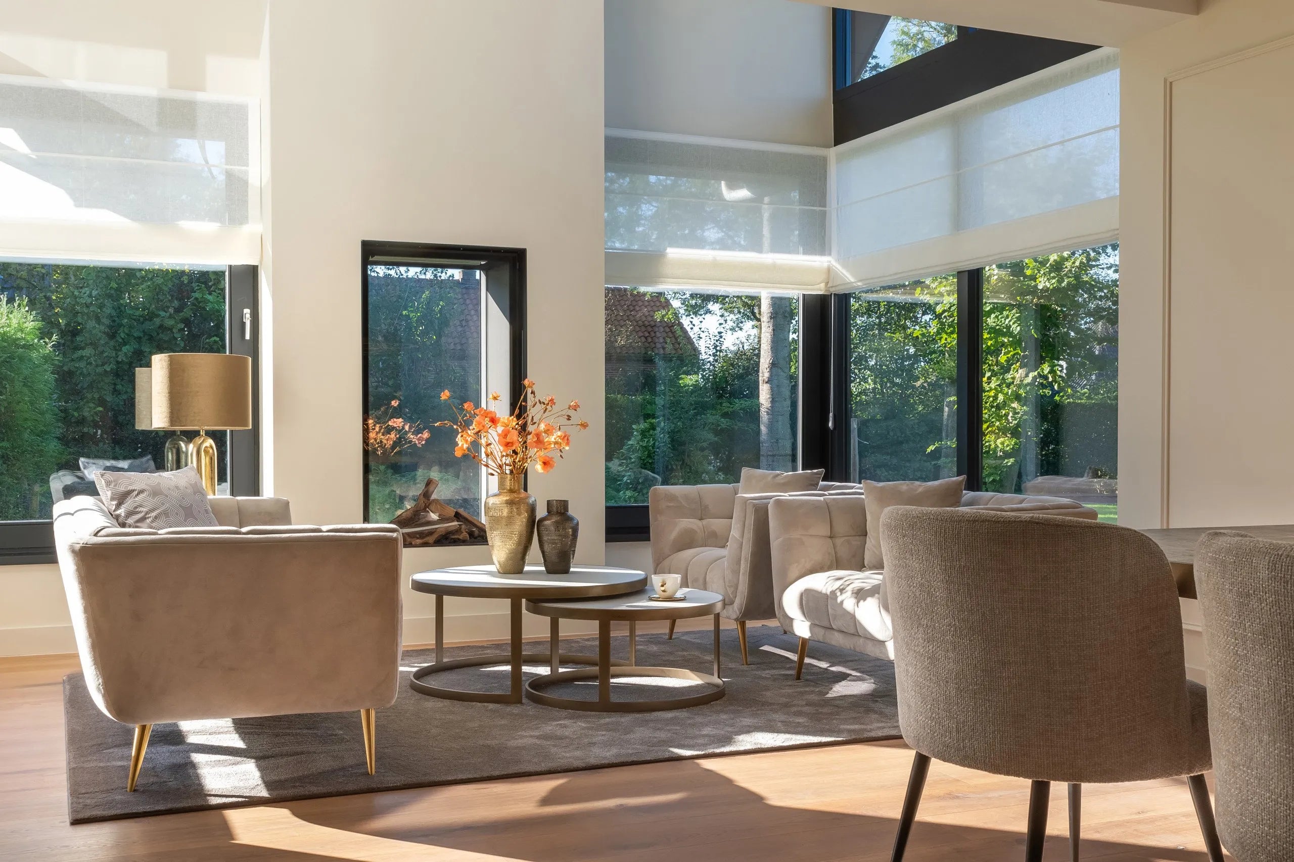 Richmond Interiors Joah Smoked Gold Vase Small