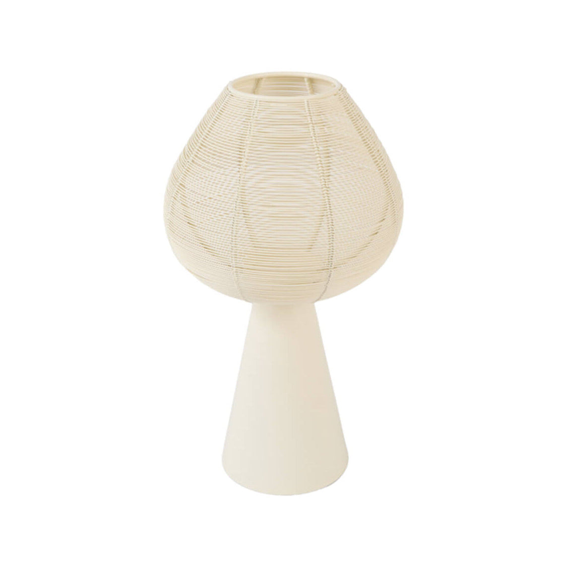 Maret Matt Cream Metal Hurricane Candle Holder 40cm