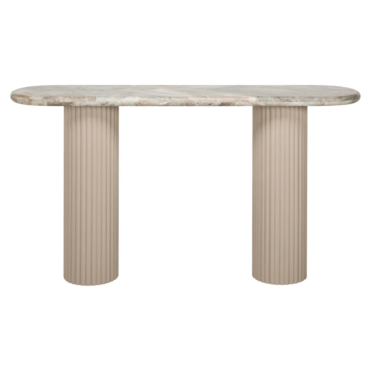 Richmond Interiors Coronel Natural Grey Marble Console Table