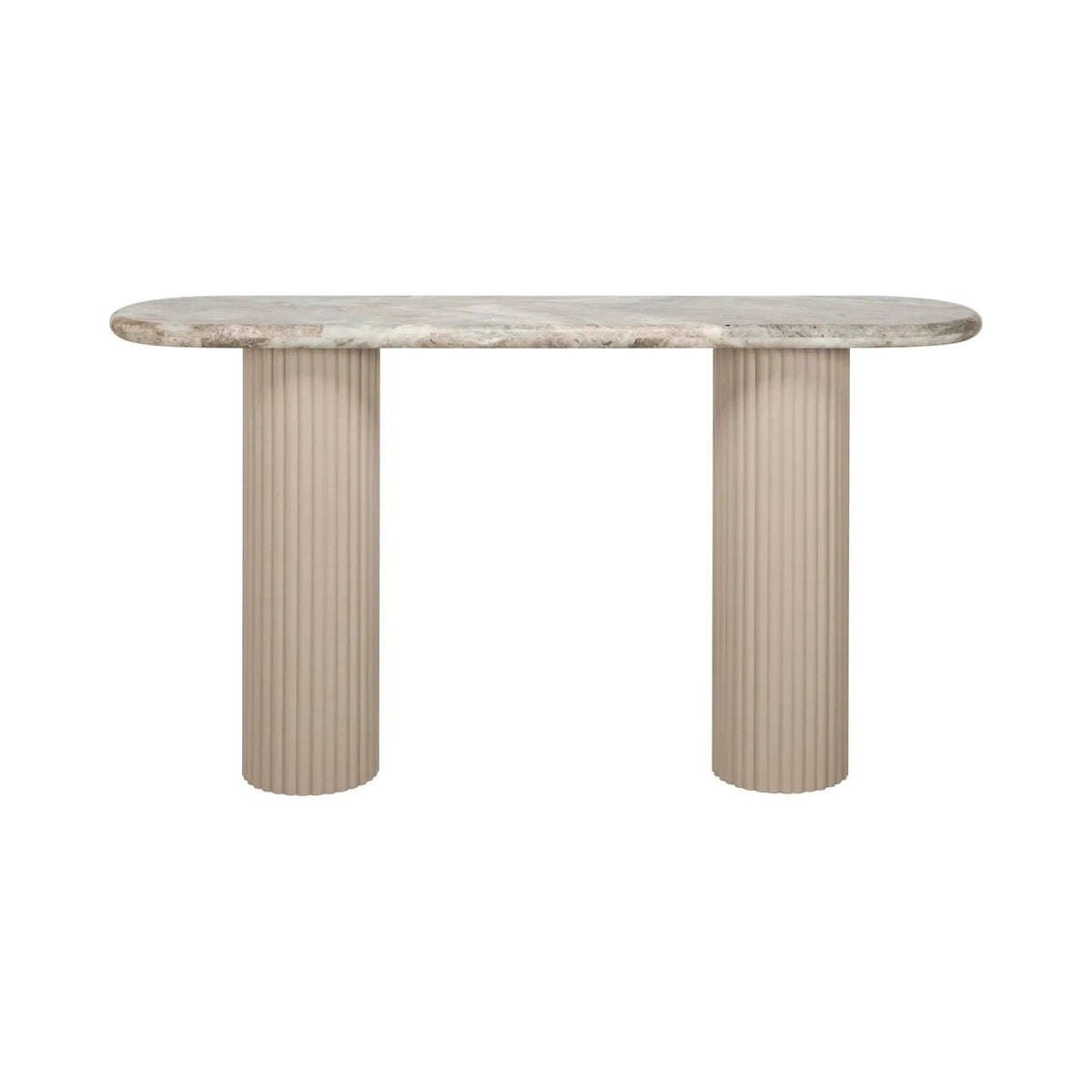 Richmond Interiors Coronel Natural Grey Marble Console Table