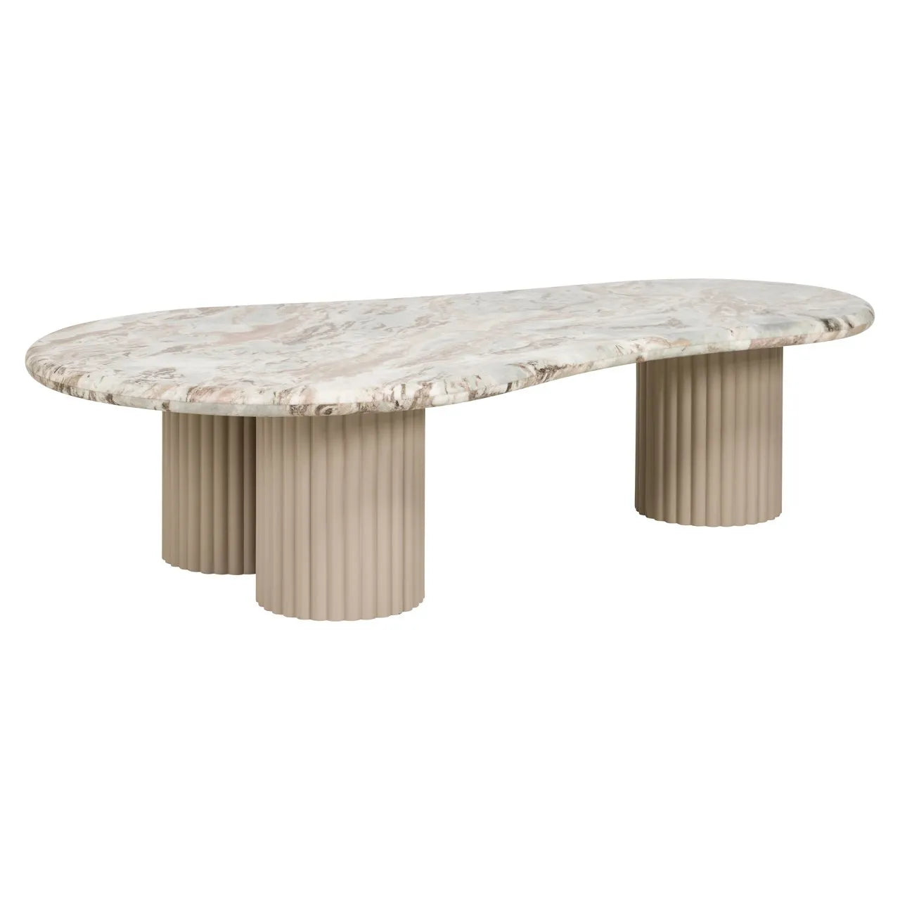 Richmond Interiors Coronel Beige Marble Coffee Table