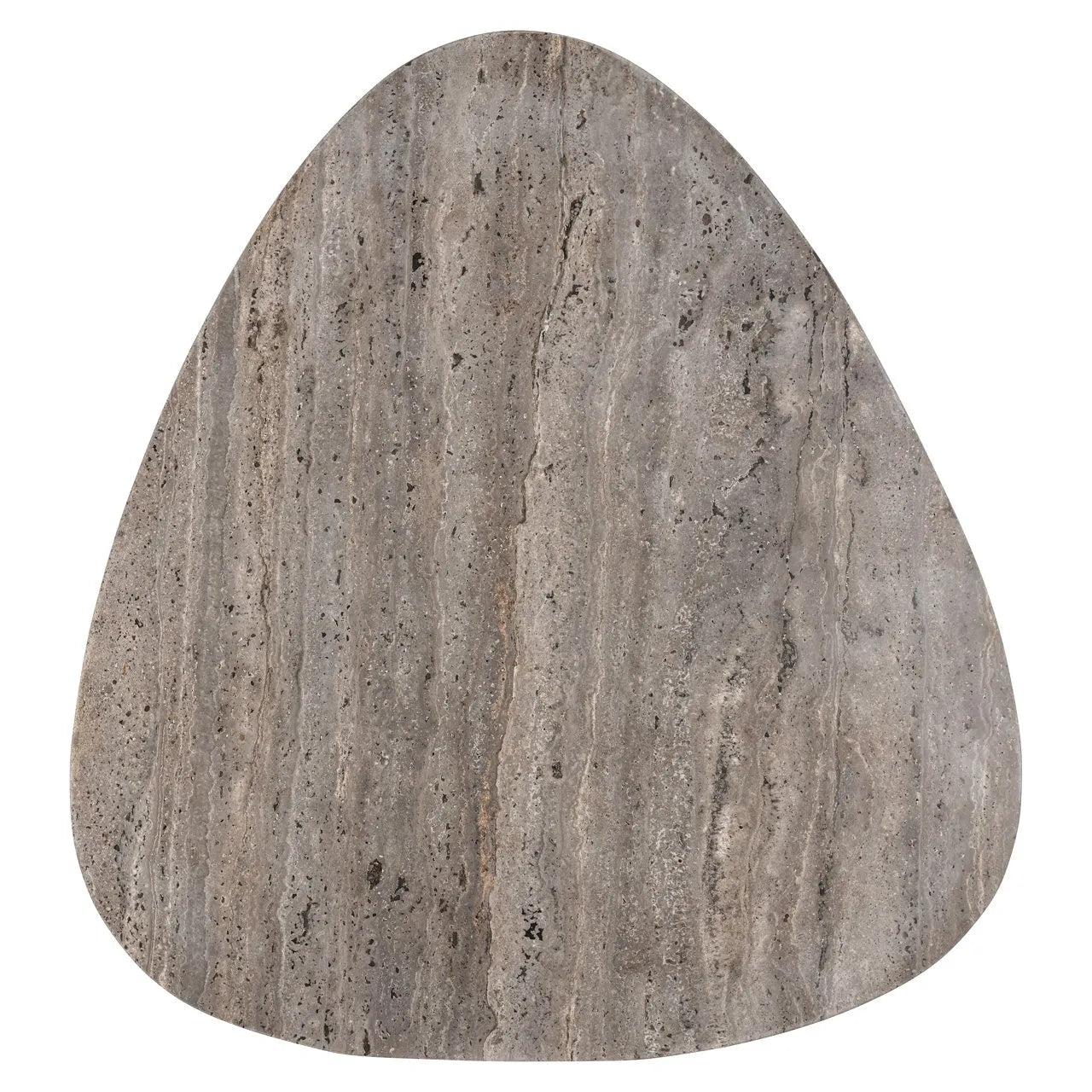 Set of 2 Richmond Interiors Spencer Dark & Cream Travertine Coffee Table Nest