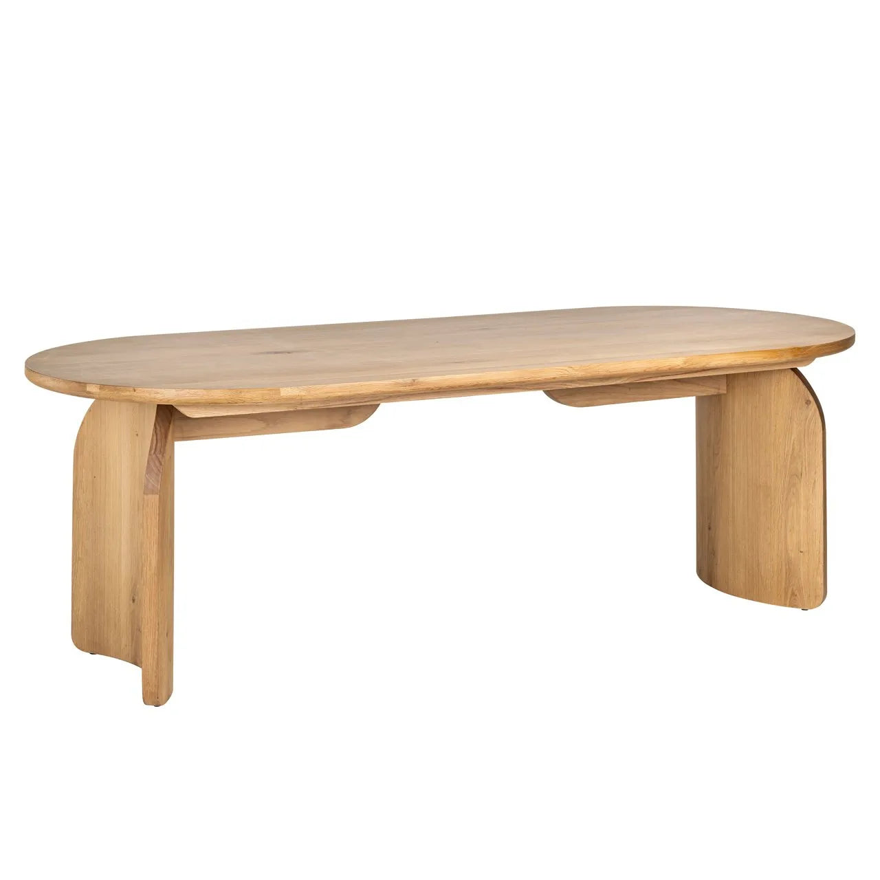 Richmond Interiors Fairmont Natural Oak Wood Dining Table | 8 Seater