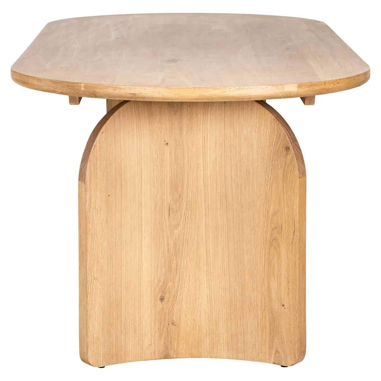 Richmond Interiors Fairmont Natural Oak Wood Dining Table | 8 Seater