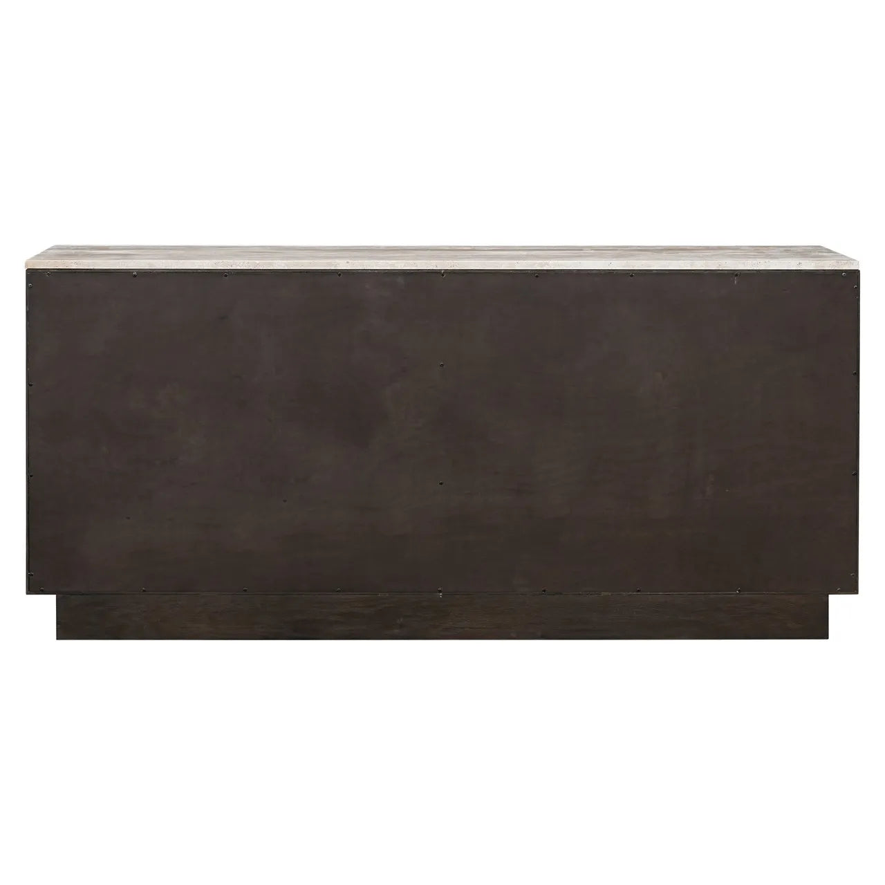 Richmond Interiors Claremont Brown Oak Wood & Stone Sideboard