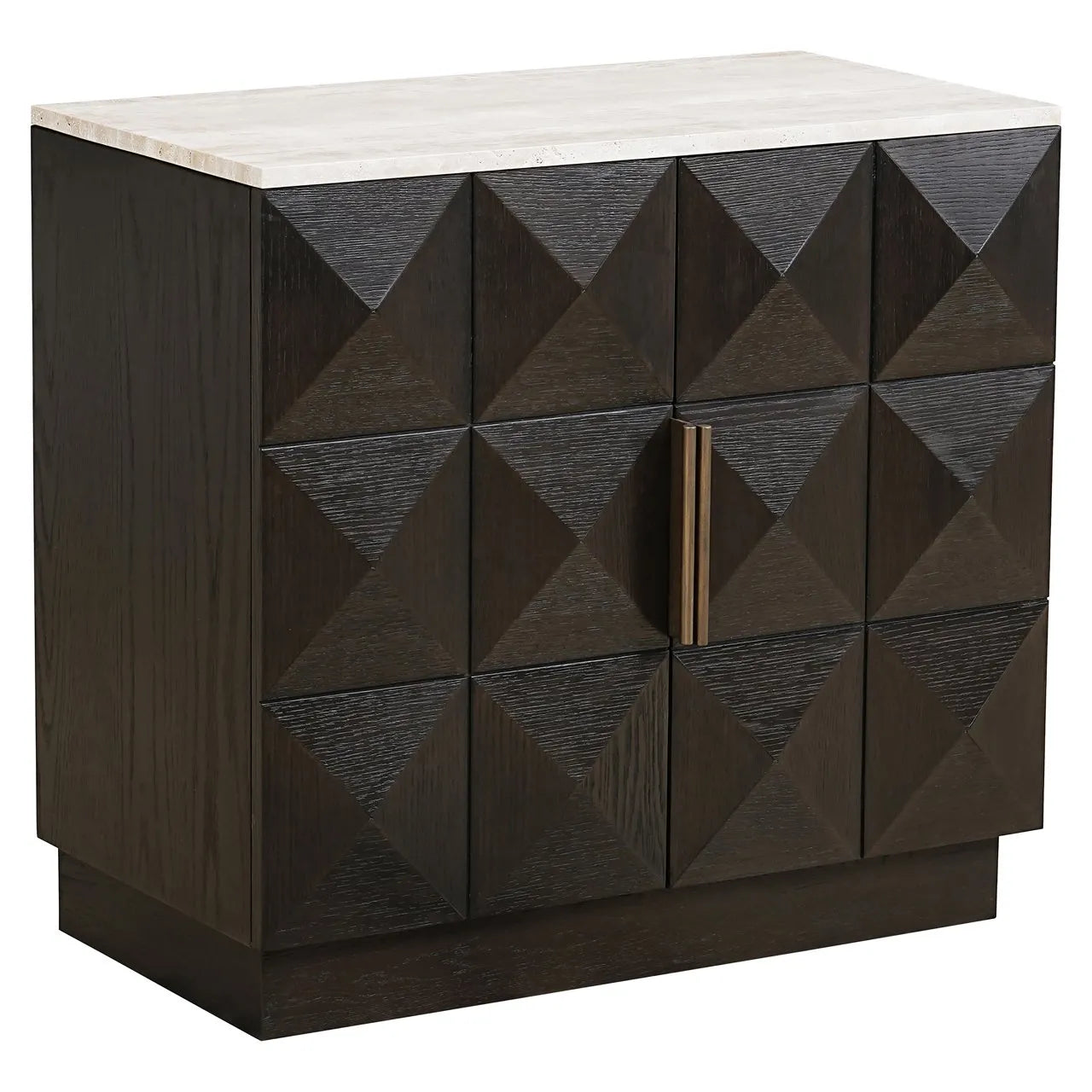 Richmond Interiors Claremont Brown Oak Wood Sideboard