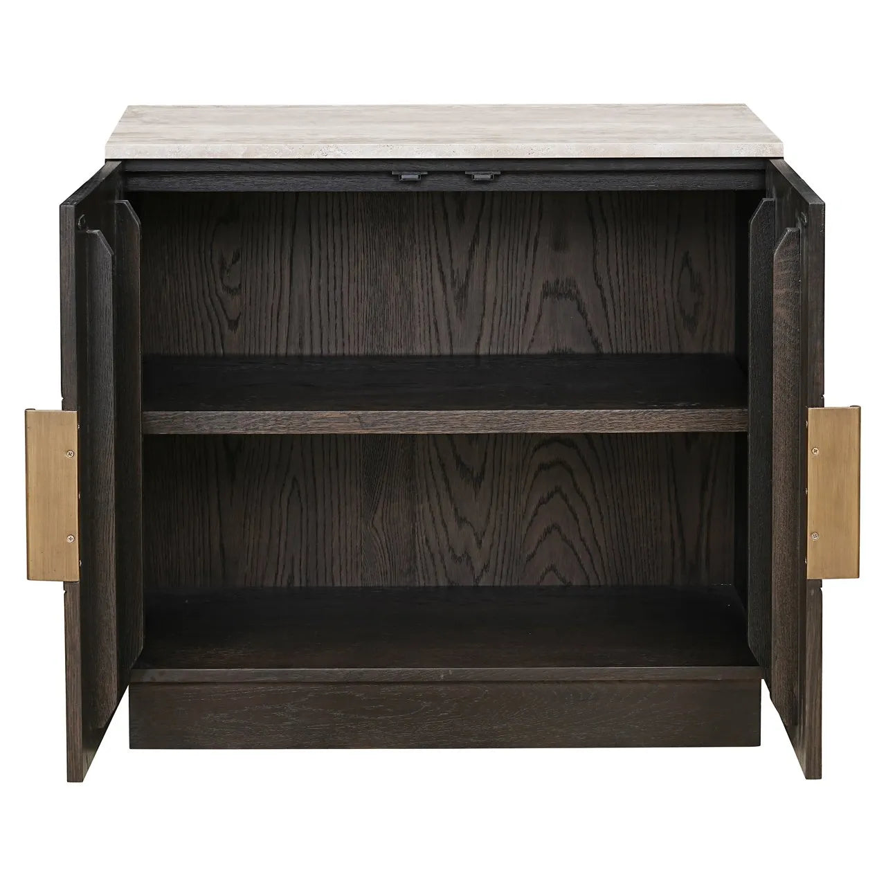 Richmond Interiors Claremont Brown Oak Wood & Store Sideboard