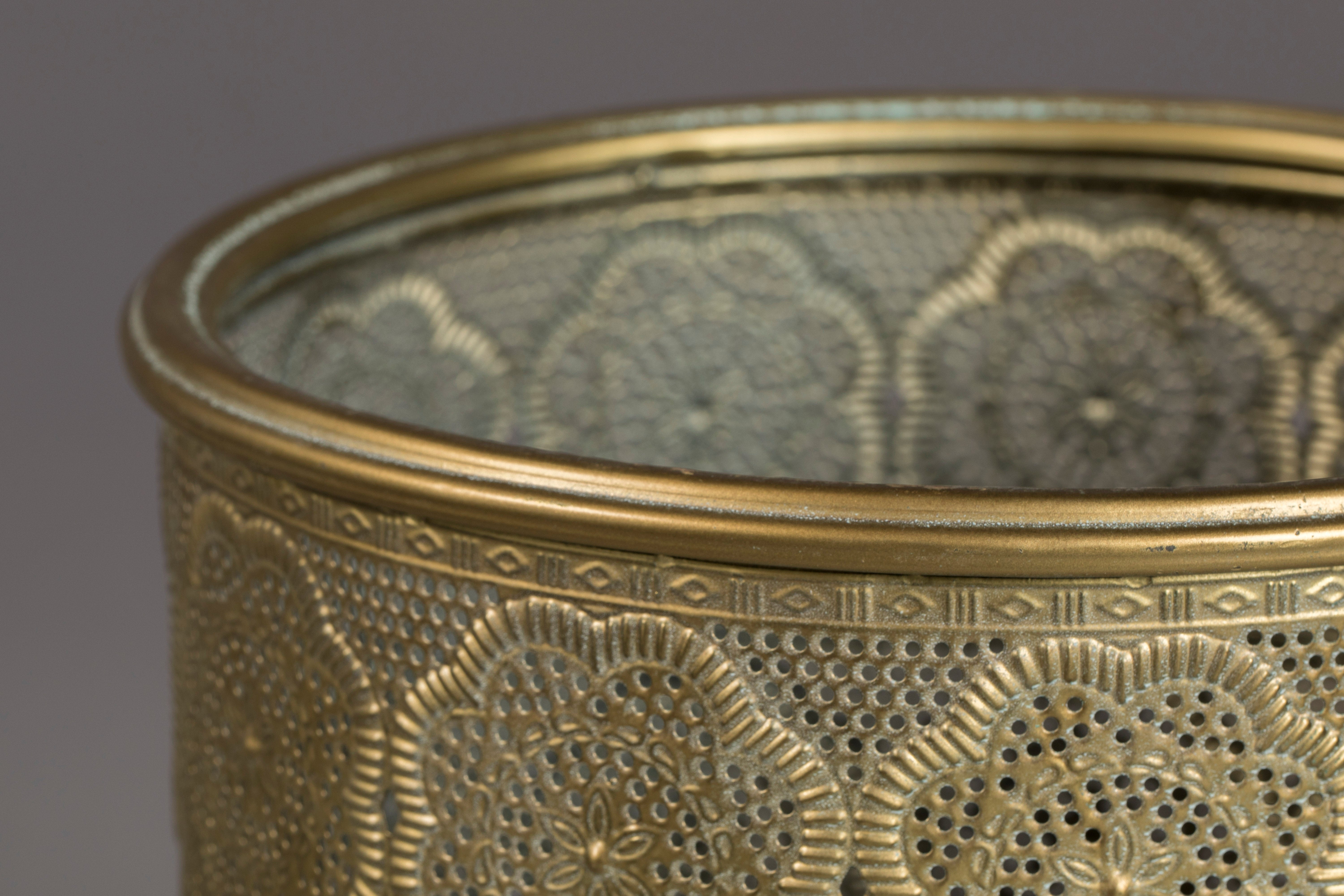 Dutchbone Botanique Green & Gold Planter Medium