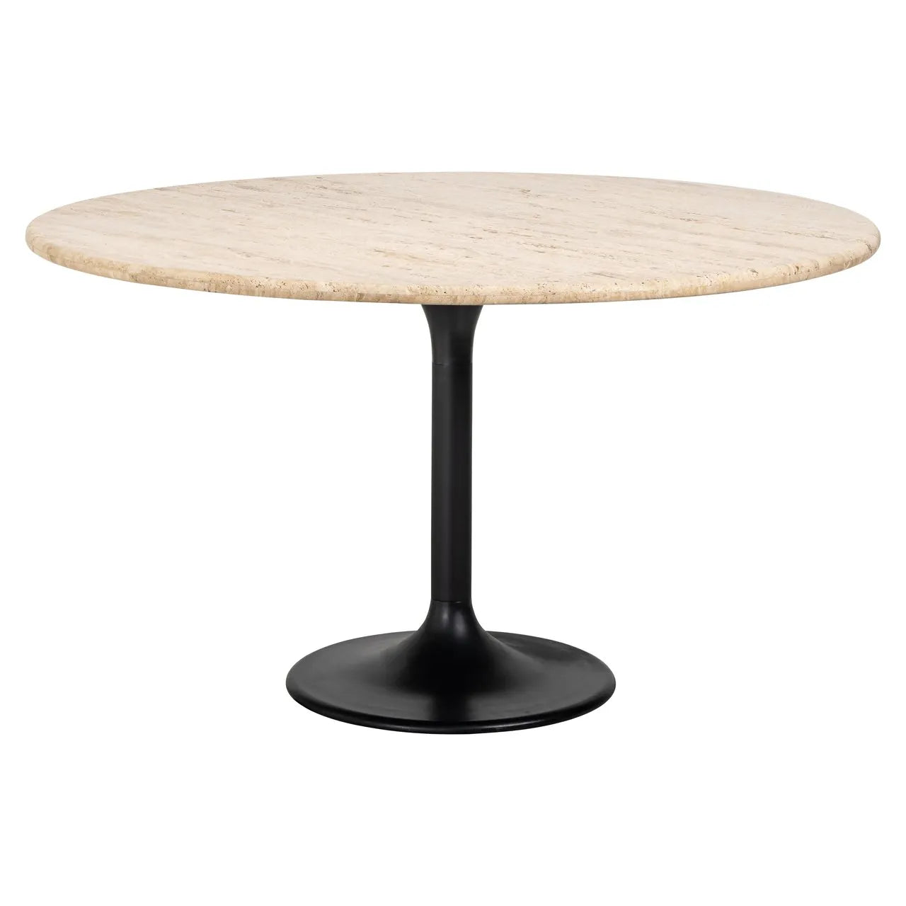 Richmond Interiors Hampton Beige Travertine Round Dining Table