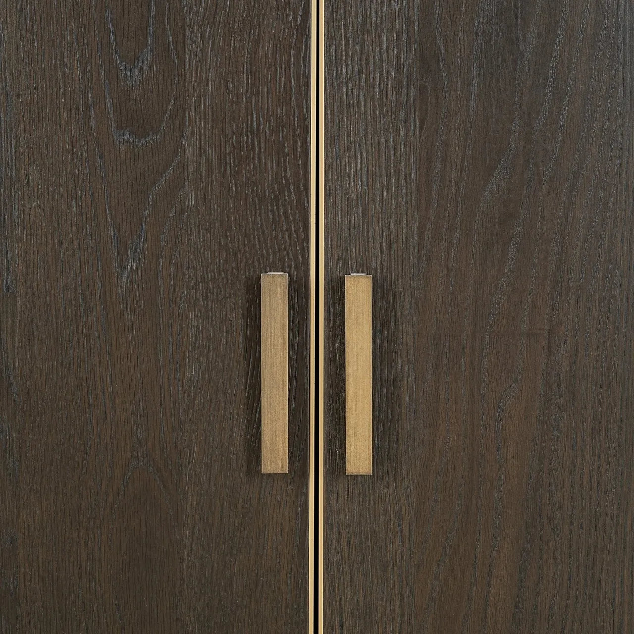 Richmond Interiors Rivertree Brown Oak Wood Display Unit