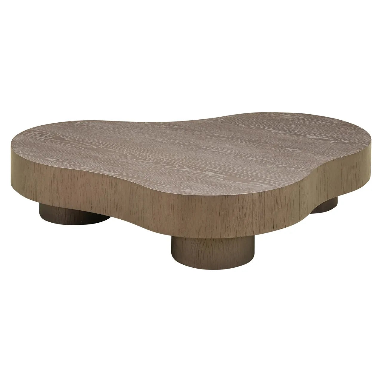 Set of 2 Richmond Interiors Bogor Bronze Oak Wood Coffee Table