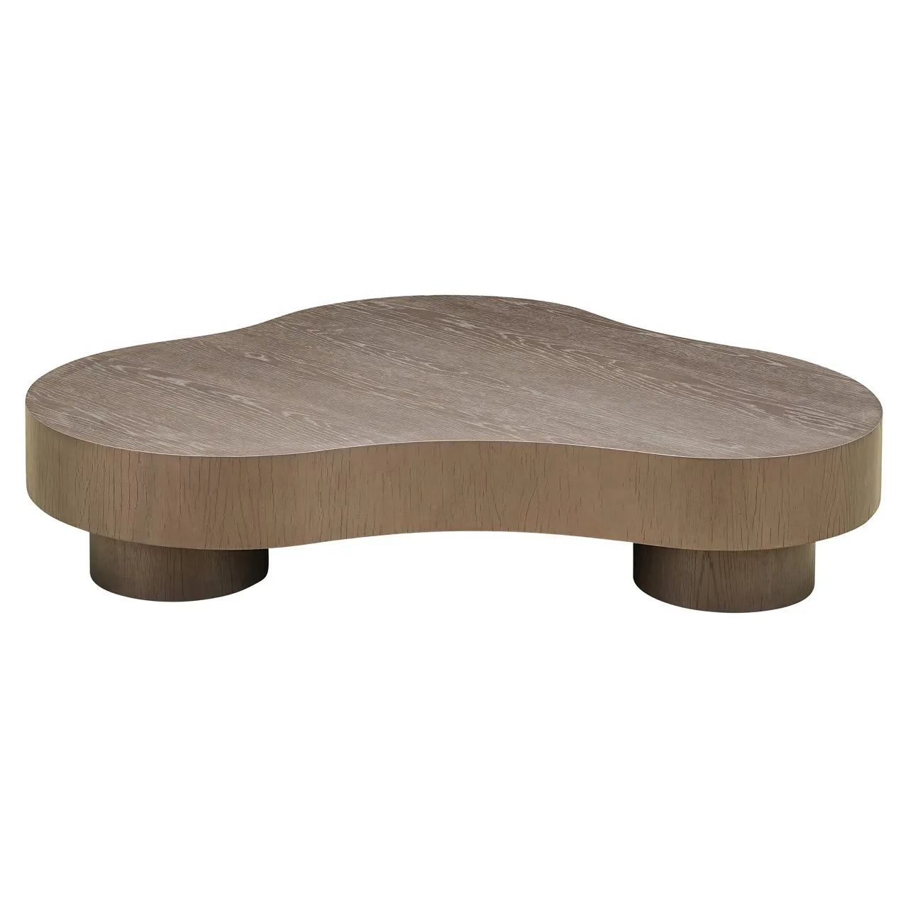 Set of 2 Richmond Interiors Bogor Bronze Oak Wood Coffee Table