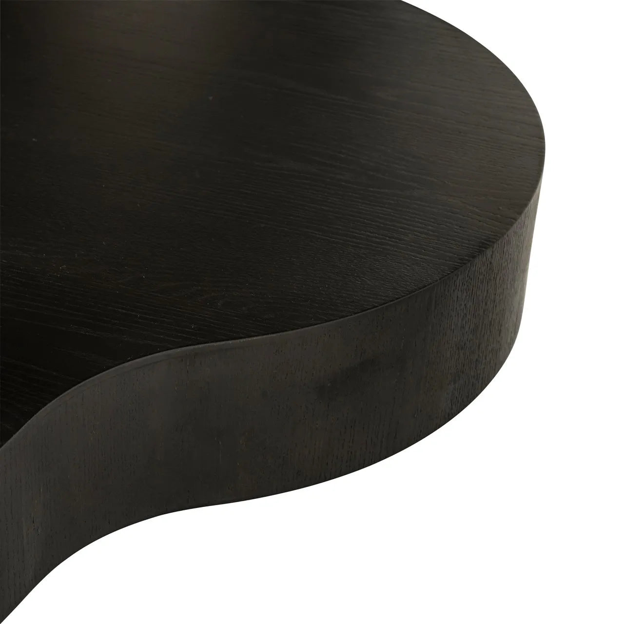 Richmond Interiors Bogor Carved Black Oak Wood Dining Table | 8 Seater