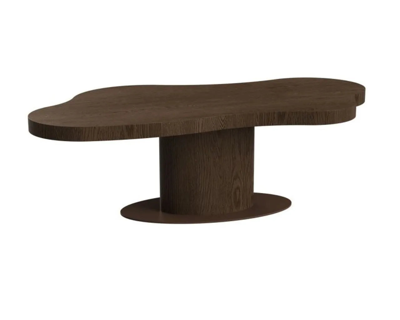Richmond Interiors Bogor Carved Black Oak Wood Dining Table | 6-8 Seater