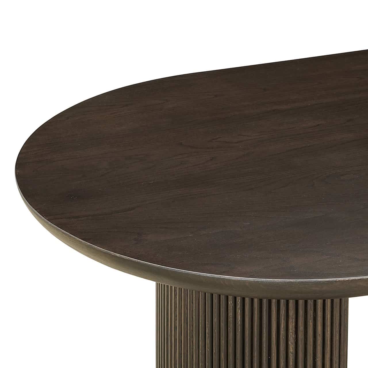 Dining table Kingston 240 brown (Brown)