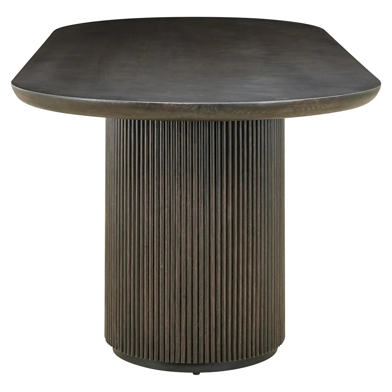Richmond Interiors Kingston Brown Oak Wood Dining Table | 8-10 Seater