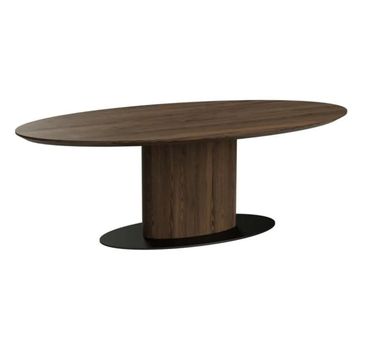 Richmond Interiors Gordon Brown Oak Wood Dining Table | 8 Seater