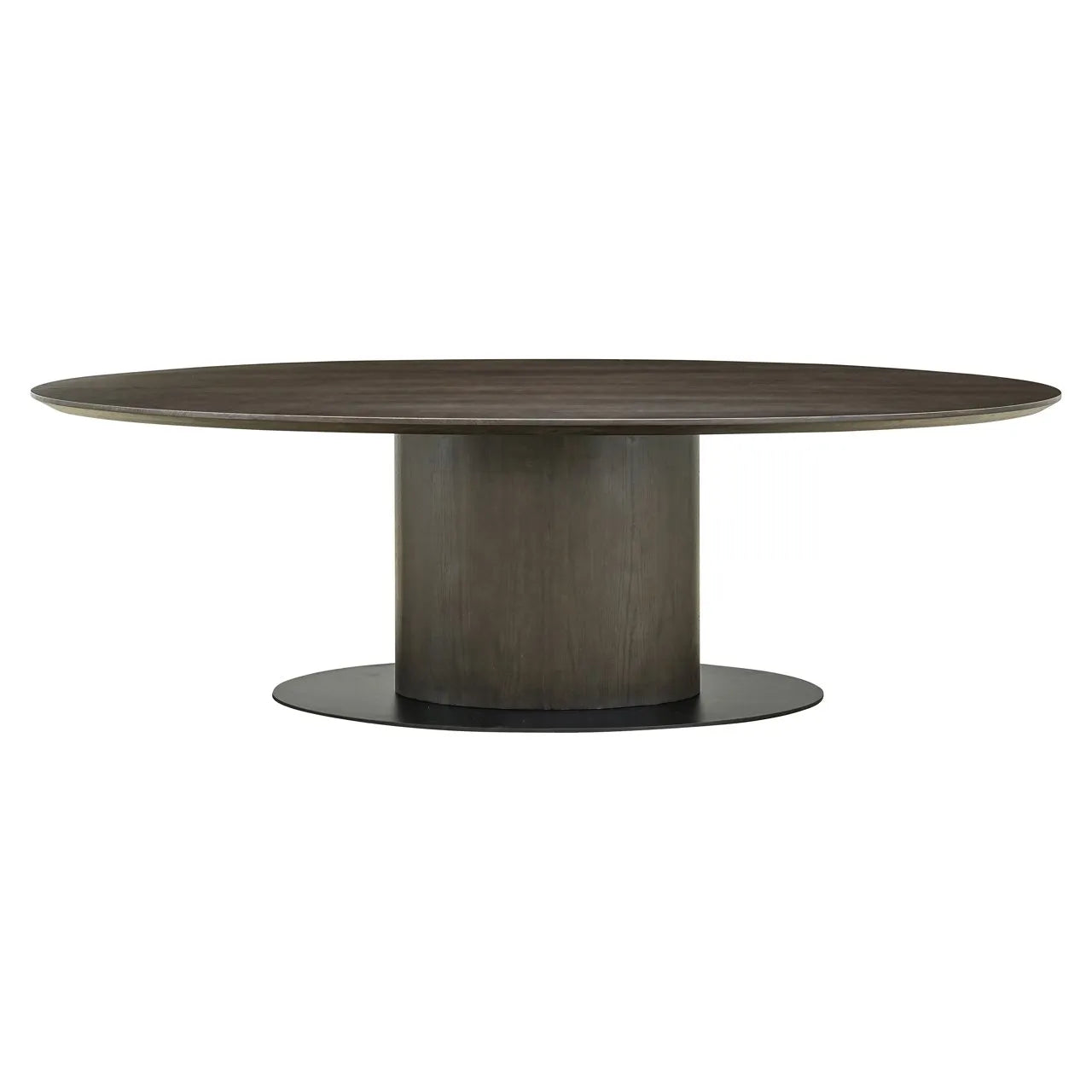 Richmond Interiors Gordon Brown Oak Wood Dining Table | 8-10 Seater