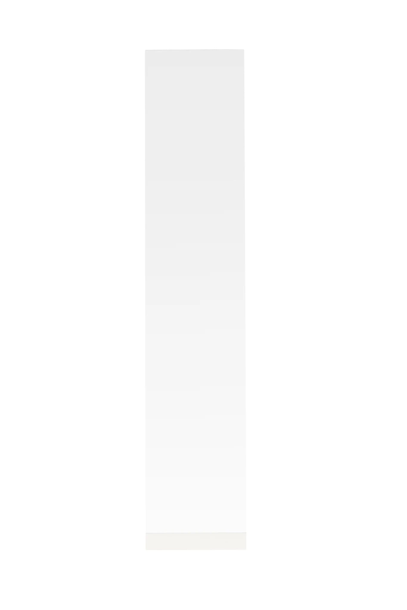 Stand White Steel Mirror