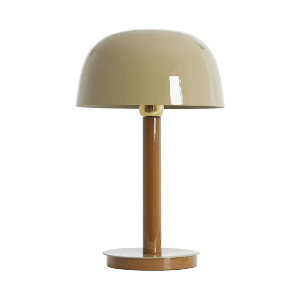 Marivet Sand & Brown Metal Table Lamp 37cm