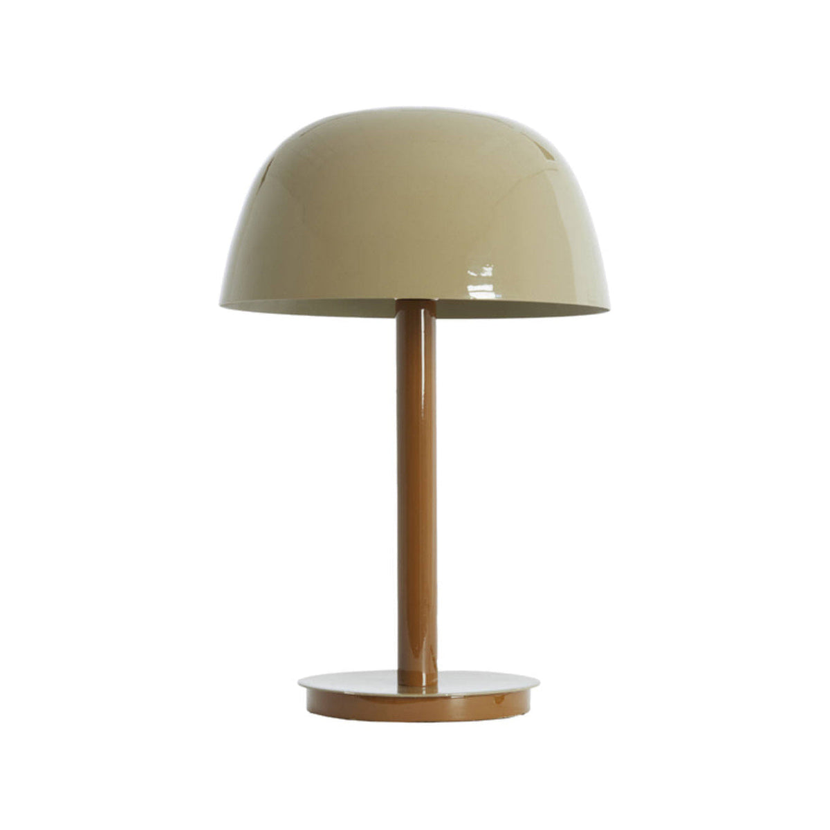 Marivet Sand & Brown Metal Table Lamp 48cm