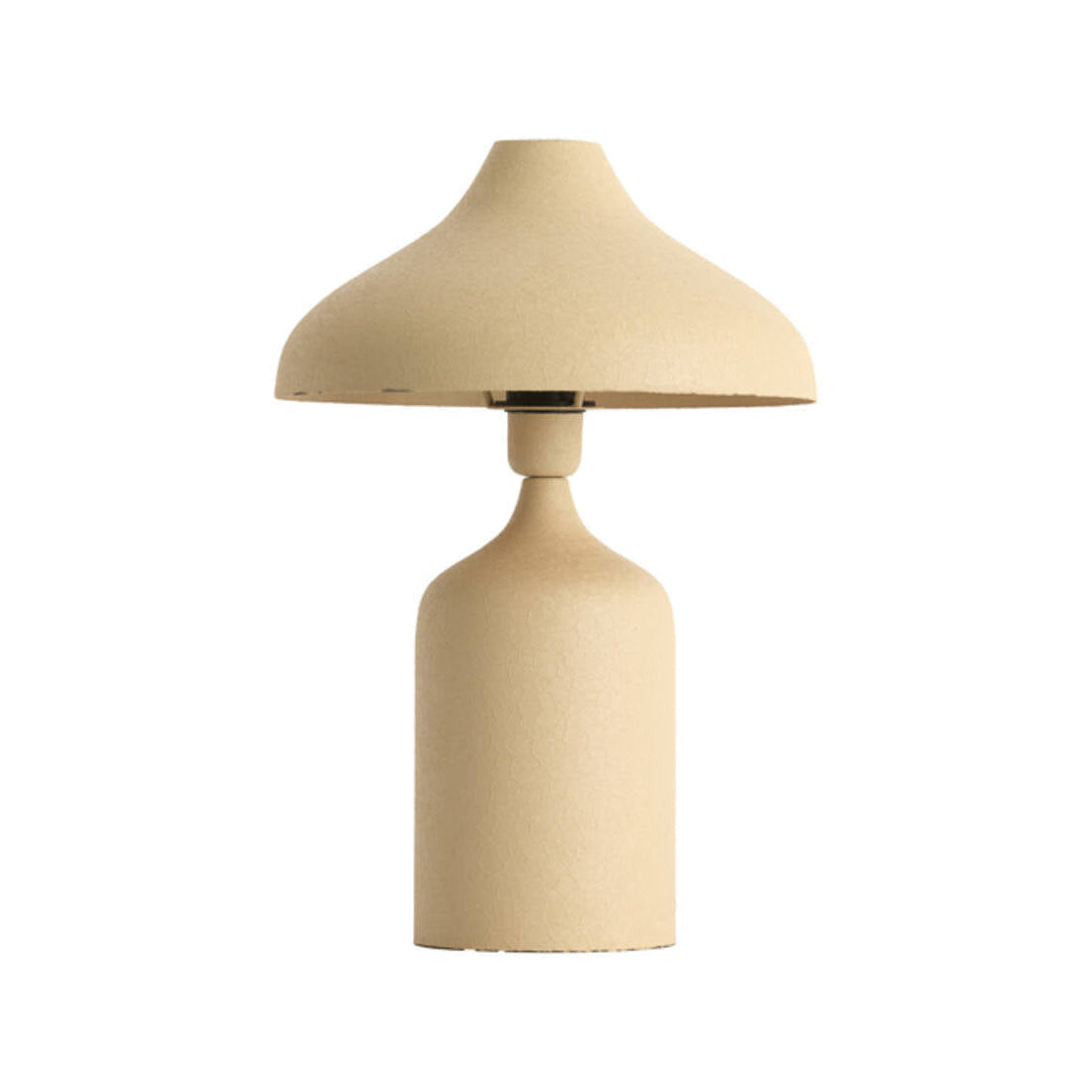 Yebri Matt Beige Metal Table Lamp