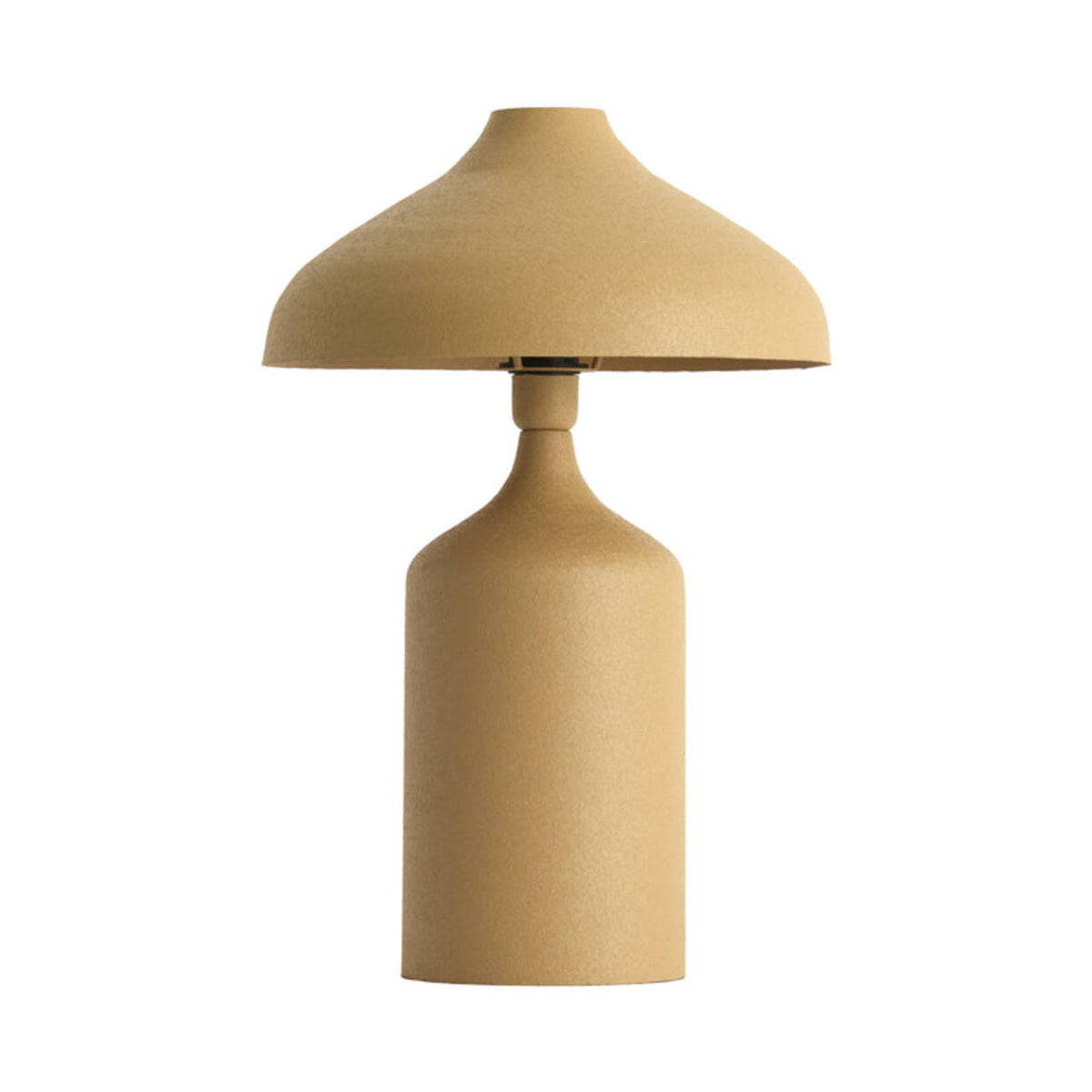 Yebri Matt Sand/Caramel Metal Table Lamp