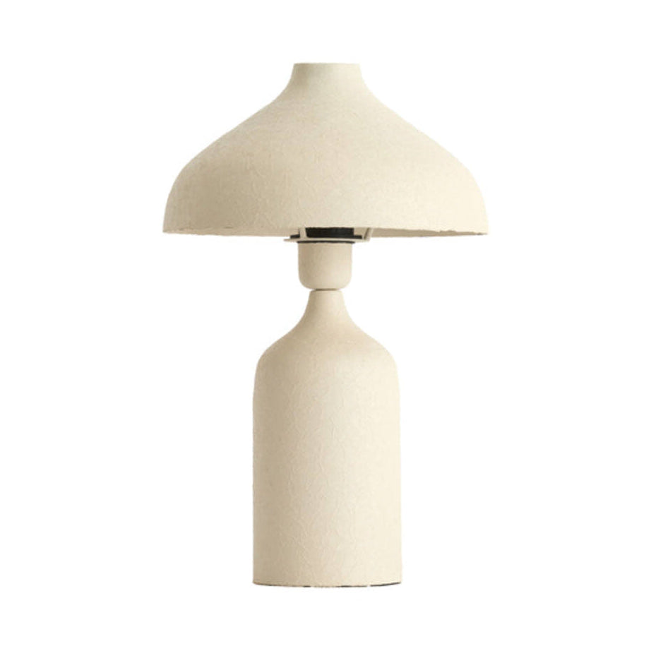 Yebri Matt Cream Metal Table Lamp