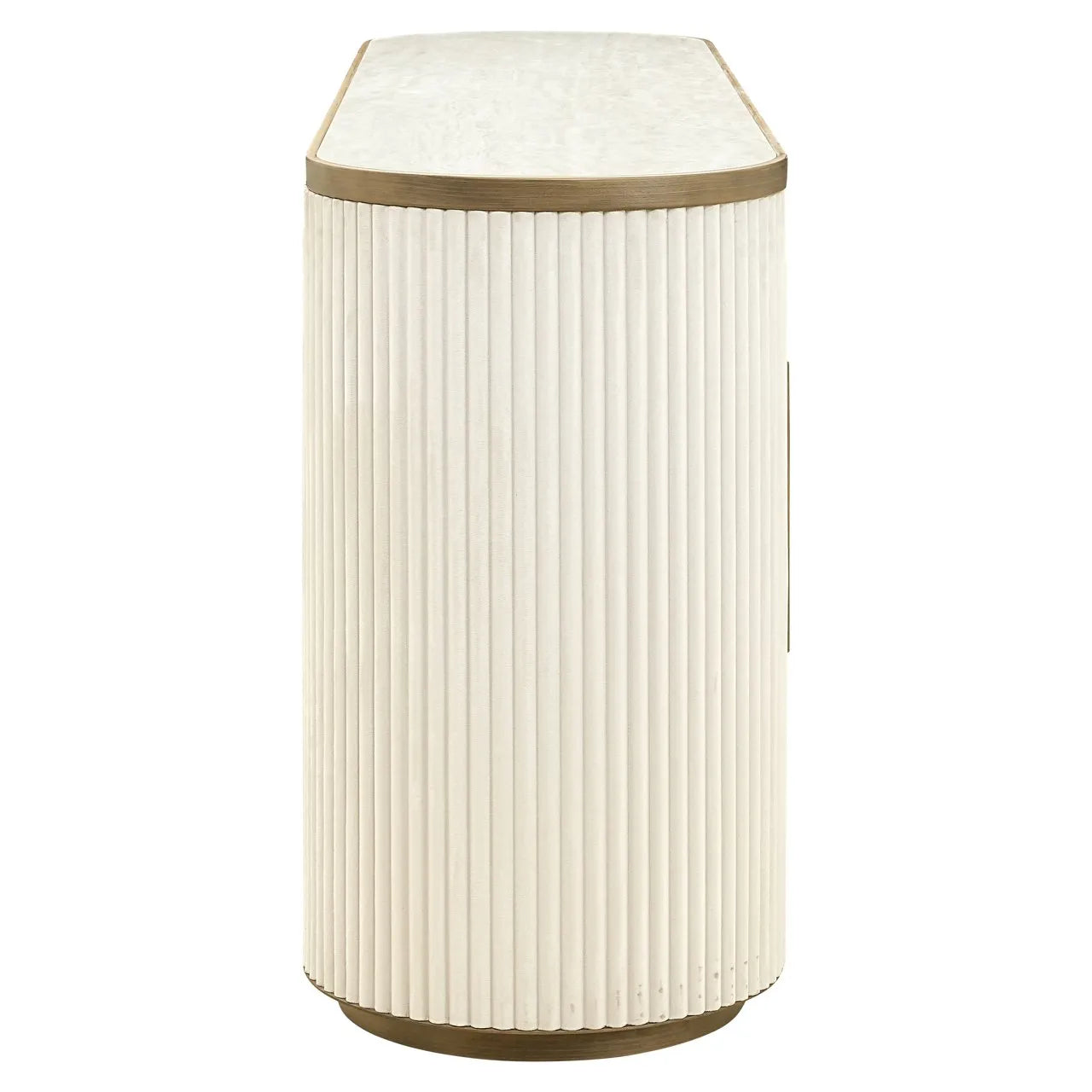Richmond Interiors Tivoli Gold & White Ceramic Sideboard